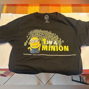 Black Minions Graphic T-Shirt